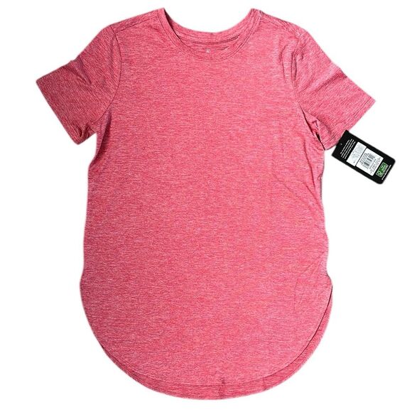 NWT Skechers Activewear Tee Shirt Top Go Walk Go Dry Swift Tunic Red Pink XS - Picture 15 of 15